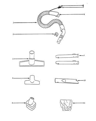 Hose and attachments