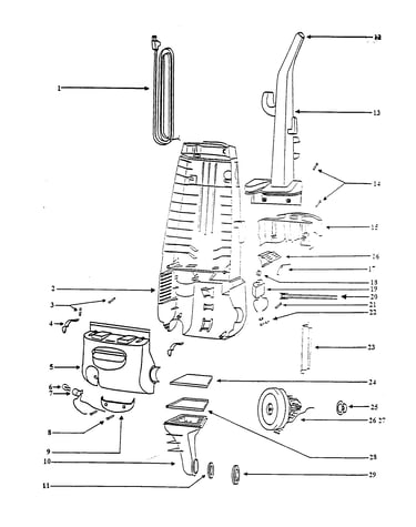 Motor and housing