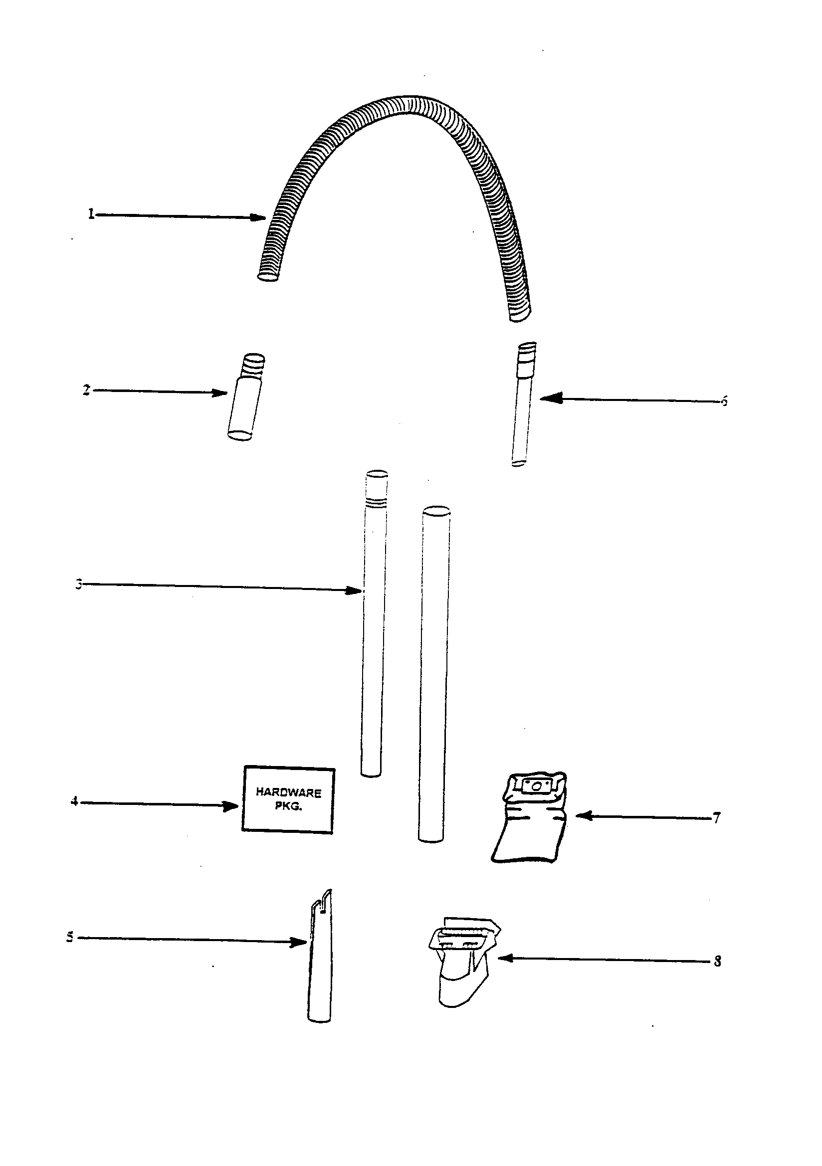 Hose and attachments