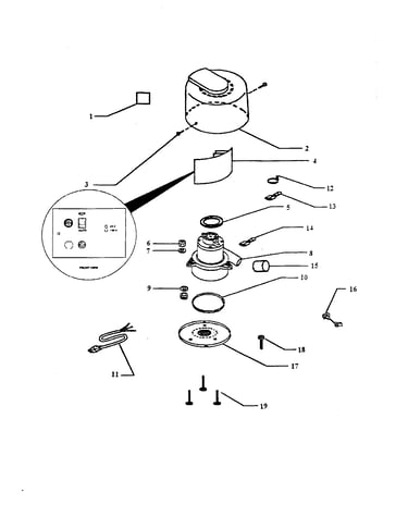 Hood and motor assembly
