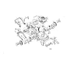 Craftsman 917372291 22" rotary lawn mower diagram