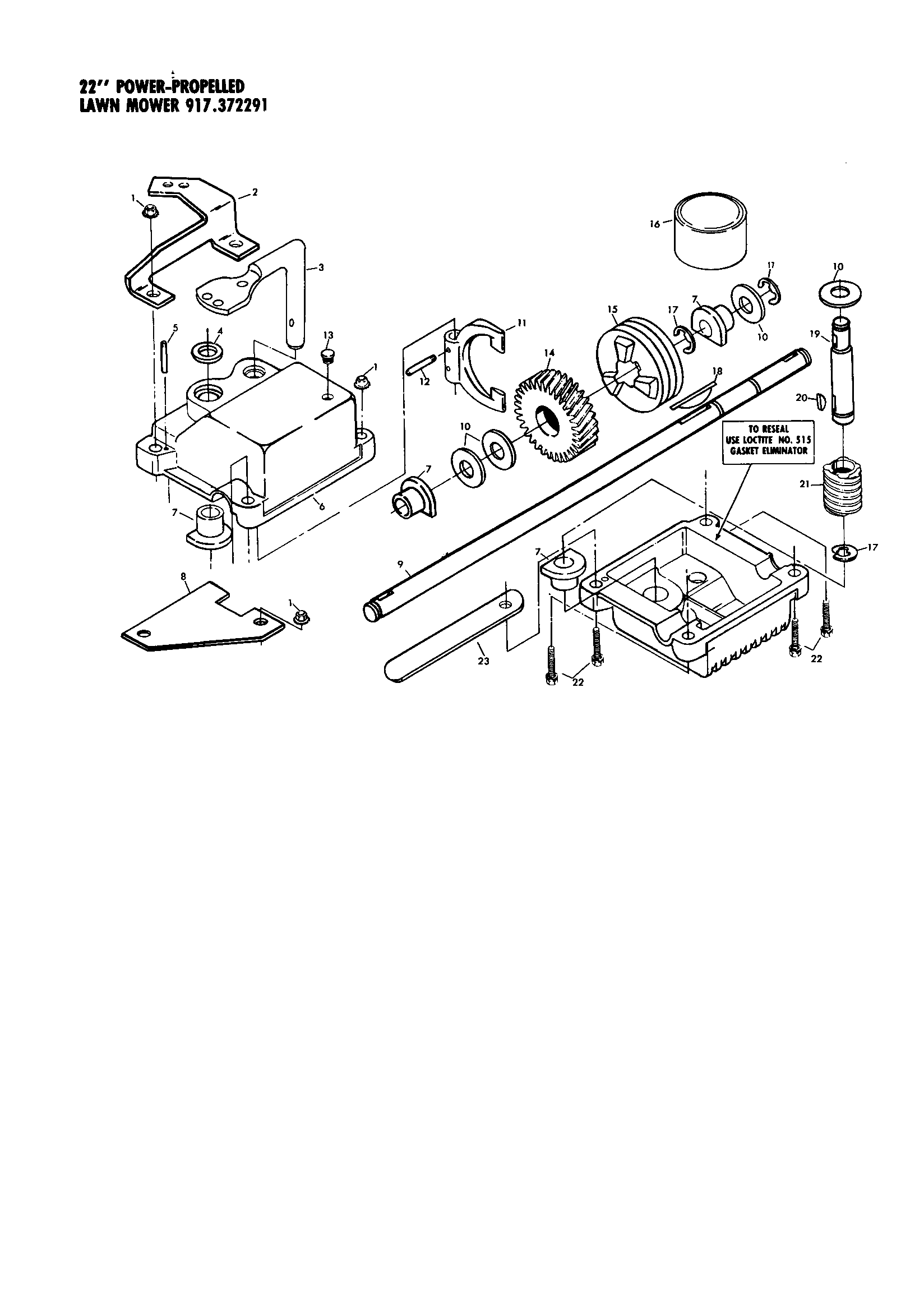 Gear case assembly
