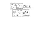 Briggs & Stratton 350455-1162-E1 gasket kits diagram