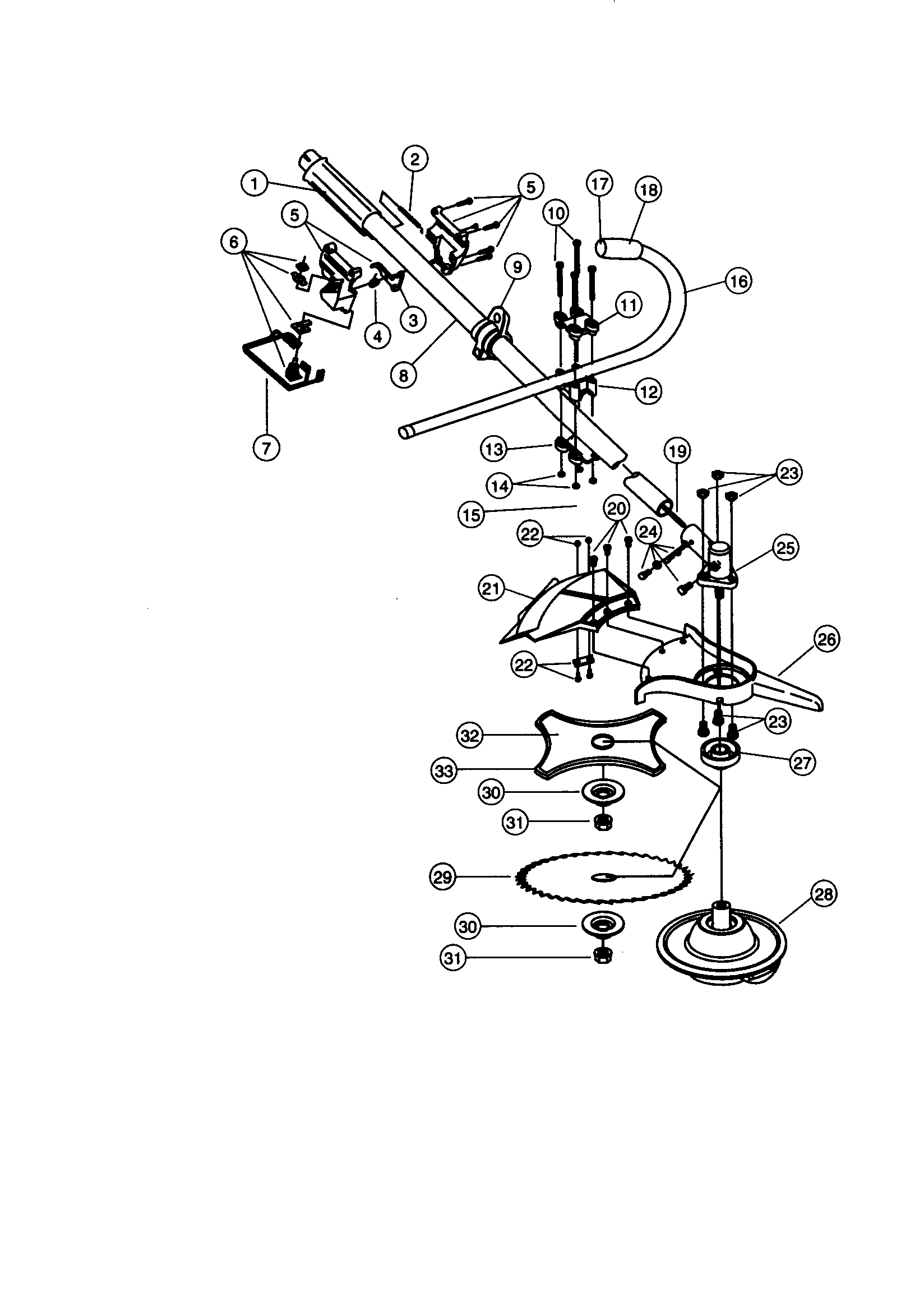 Drive shaft and cutter head