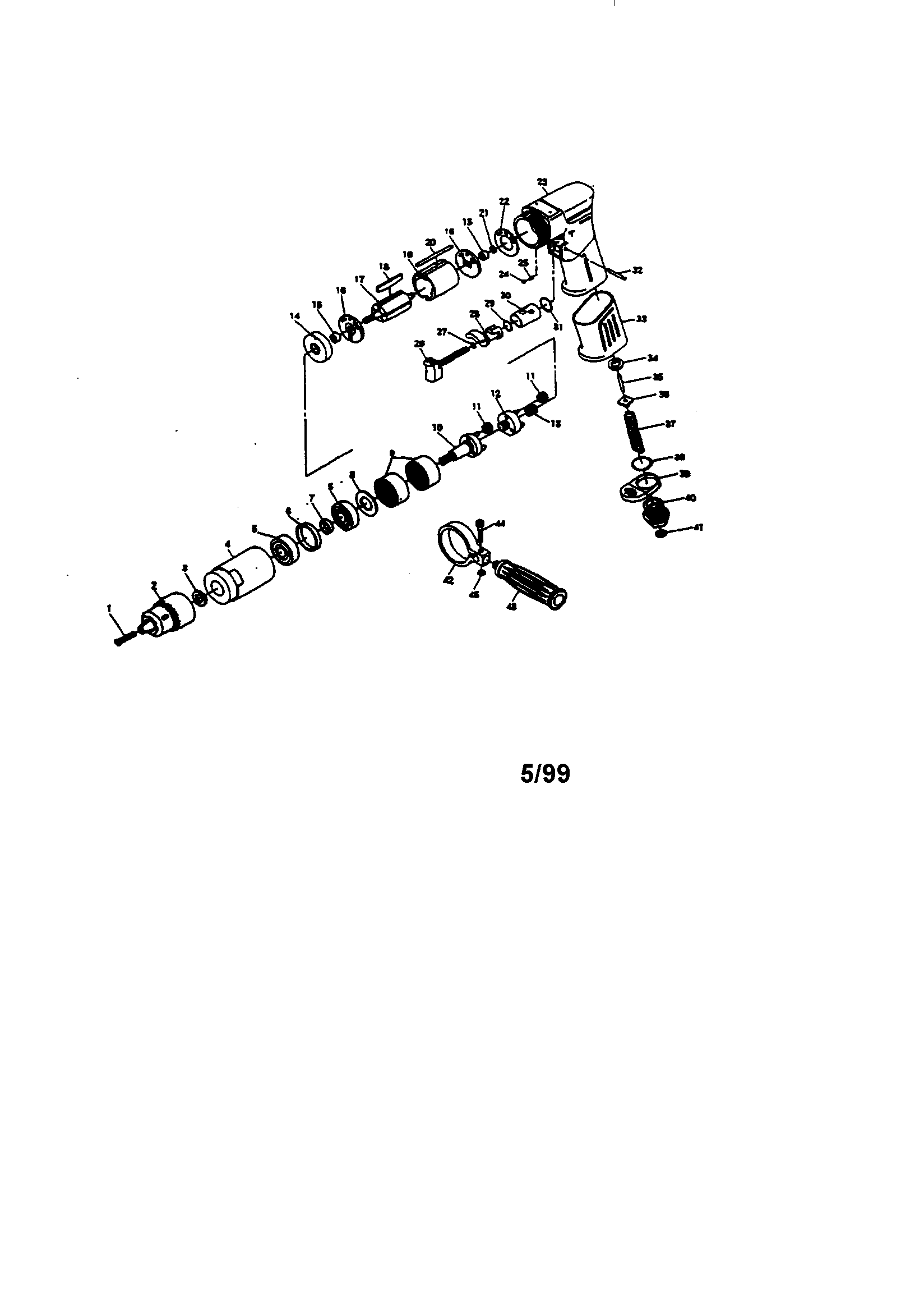 Pneumatic reversible
