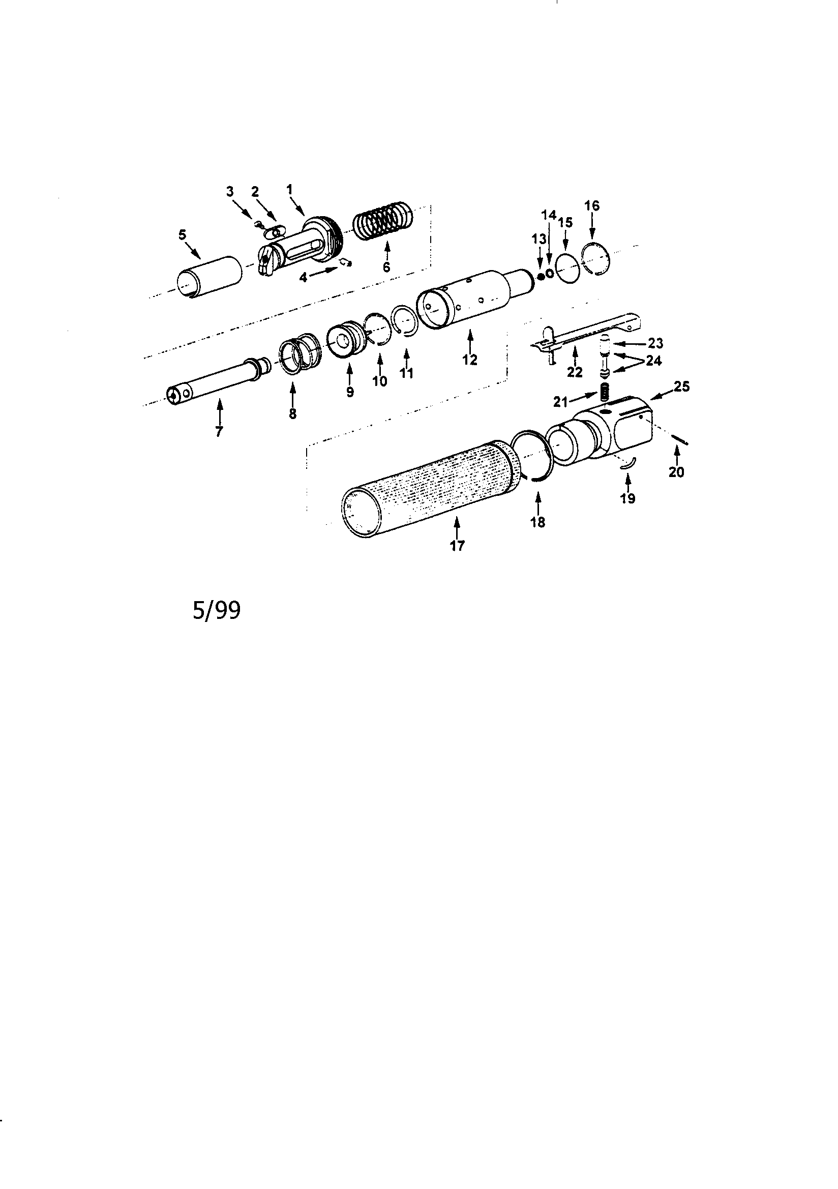 RECOILESS AIR SAW