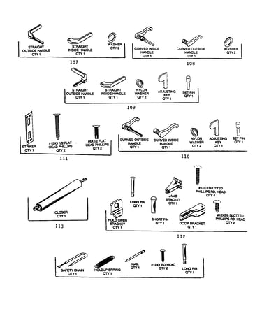 Handles/hardware