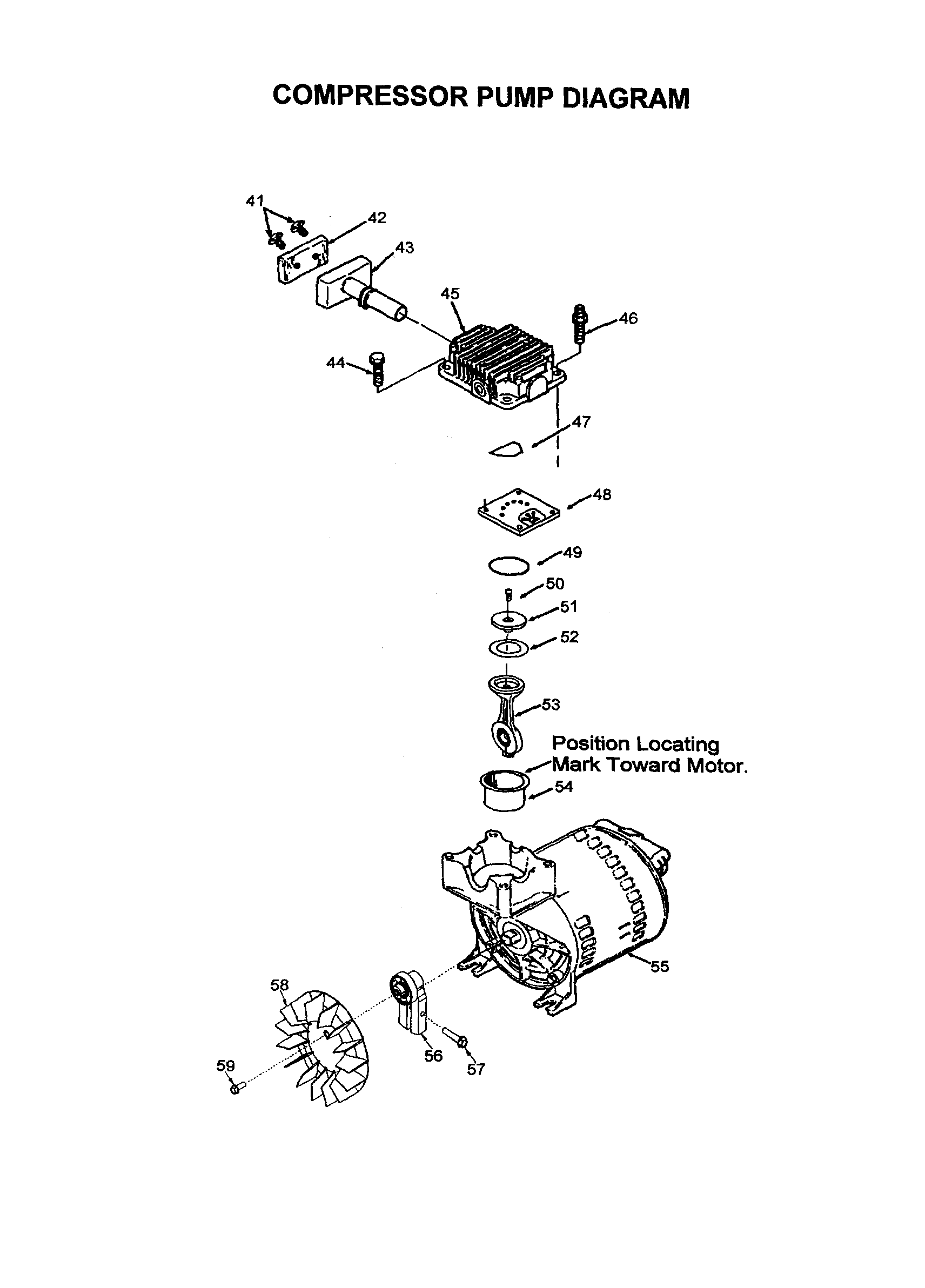 Compressor pump diagram