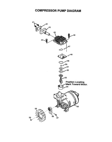 Compressor pump diagram