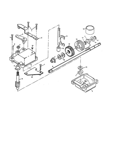 Gear case assembly 702511