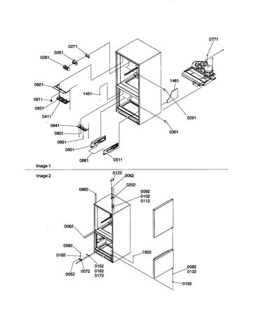 Cover, hinges and light covers