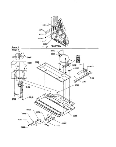 Machine compartment assembly