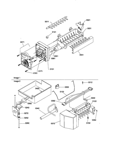 Ice maker assembly and parts