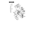 McCulloch EAGER BEAVER 2116 11-600035-08 chain brake assembly diagram