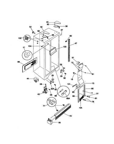 Machine compartment cover