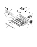 Upper rack and track
