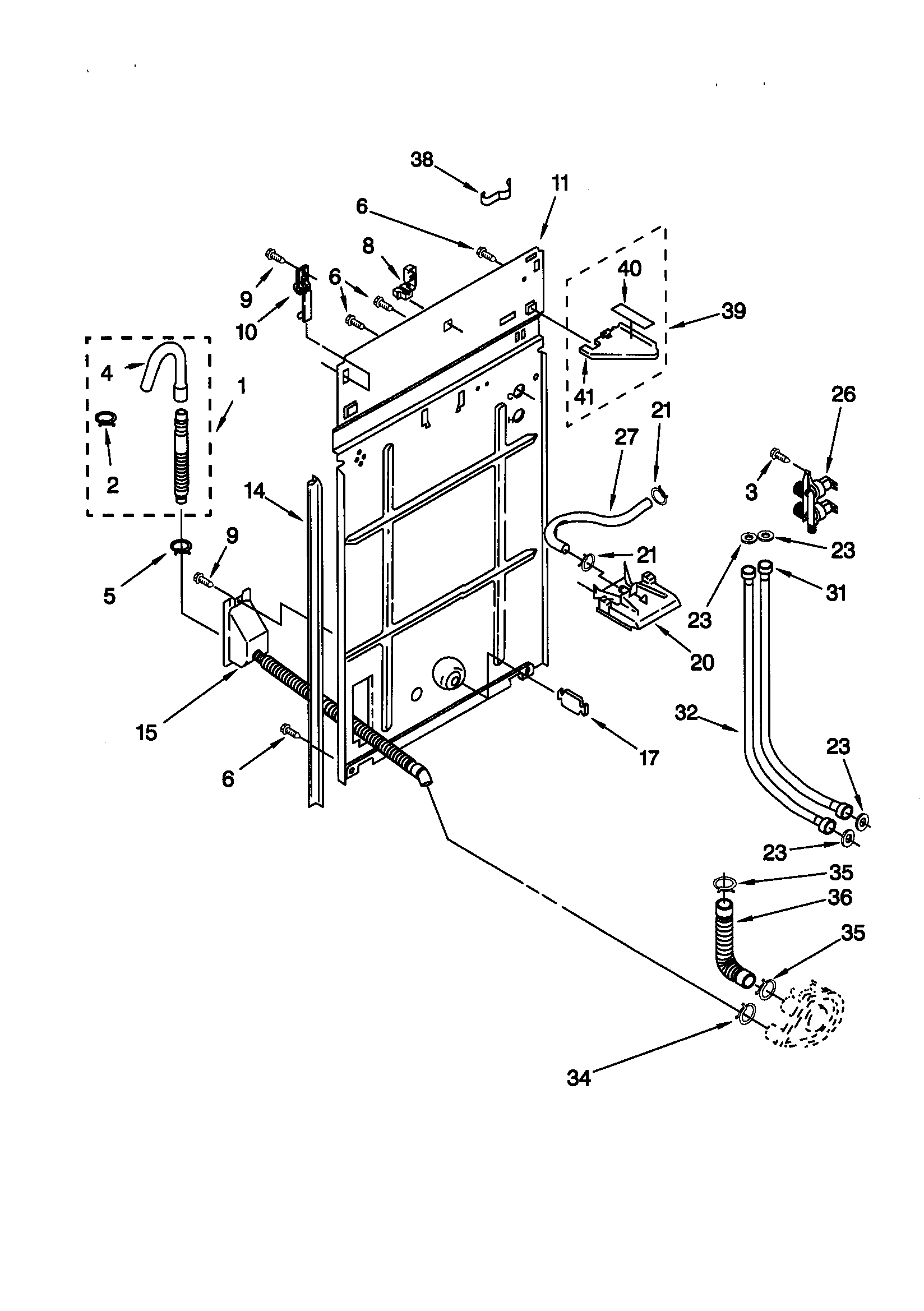 Rear panel