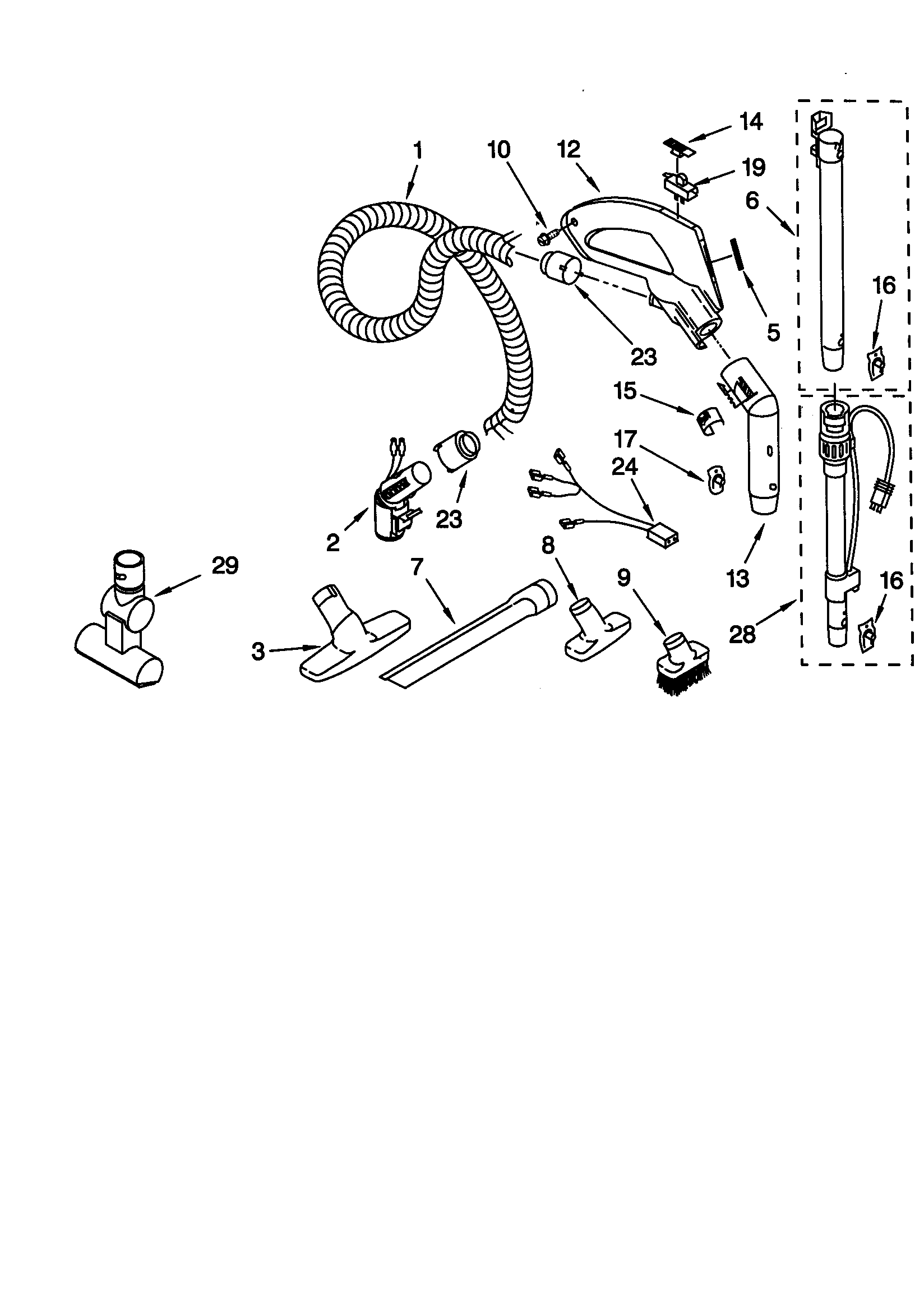 HOSE AND ATTACHMENT
