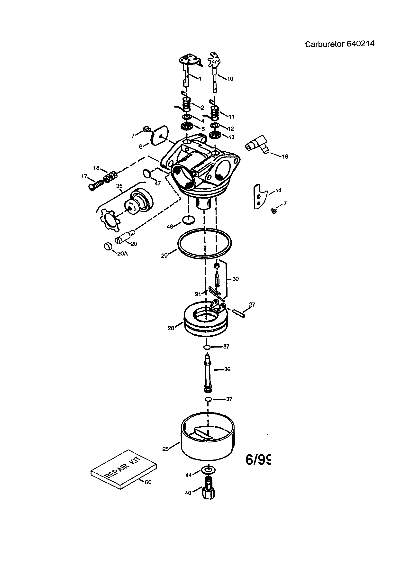 CARBURETOR 640214