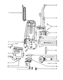 Handle and motor housing