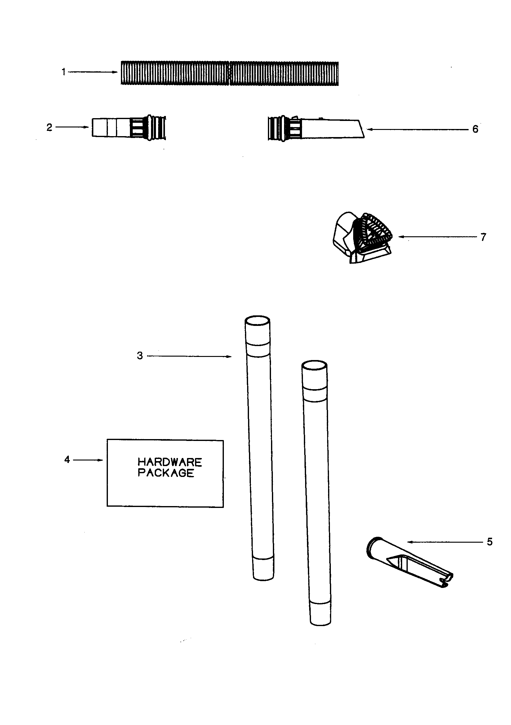 Hose and attachments