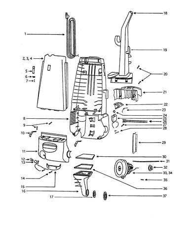 Handle and motor housing