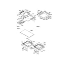 Amana TSI19VL-P1306402WL shelving/crisper diagram