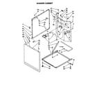 Whirlpool LTE6234DQ1 washer cabinet diagram