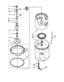 Agitator/basket/tub