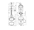 Kenmore 11020862990 agitator/basekt/tub diagram
