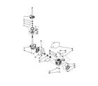Kenmore 11020056991 brake/clutch/gearcase/motor/pump diagram