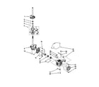 Kenmore 11020972990 brake/clutch/gearcase/motor/pump diagram