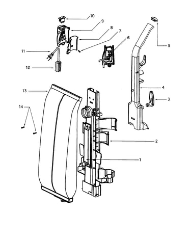 Complete handle part breakdown