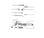Eureka 6978B handle/hose and attachments diagram