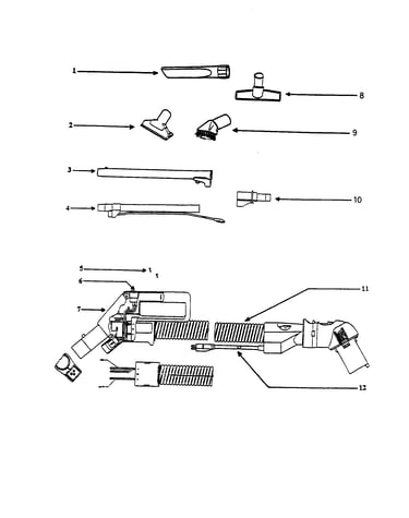 Handle/hose and attachments
