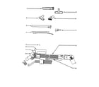 Eureka 6993B handle and attachments diagram