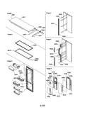 Refrigerator door/door trim/handles