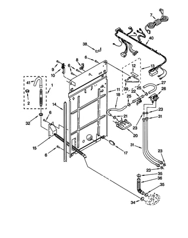 Rear panel