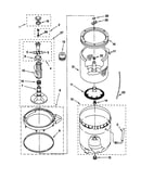 Agitator/basket/tub