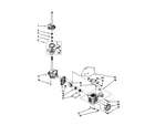 Kenmore 11010852990 brake/clutch/gearcase/motor/pump diagram