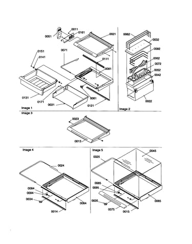Dell/shelves/crisper/accessories