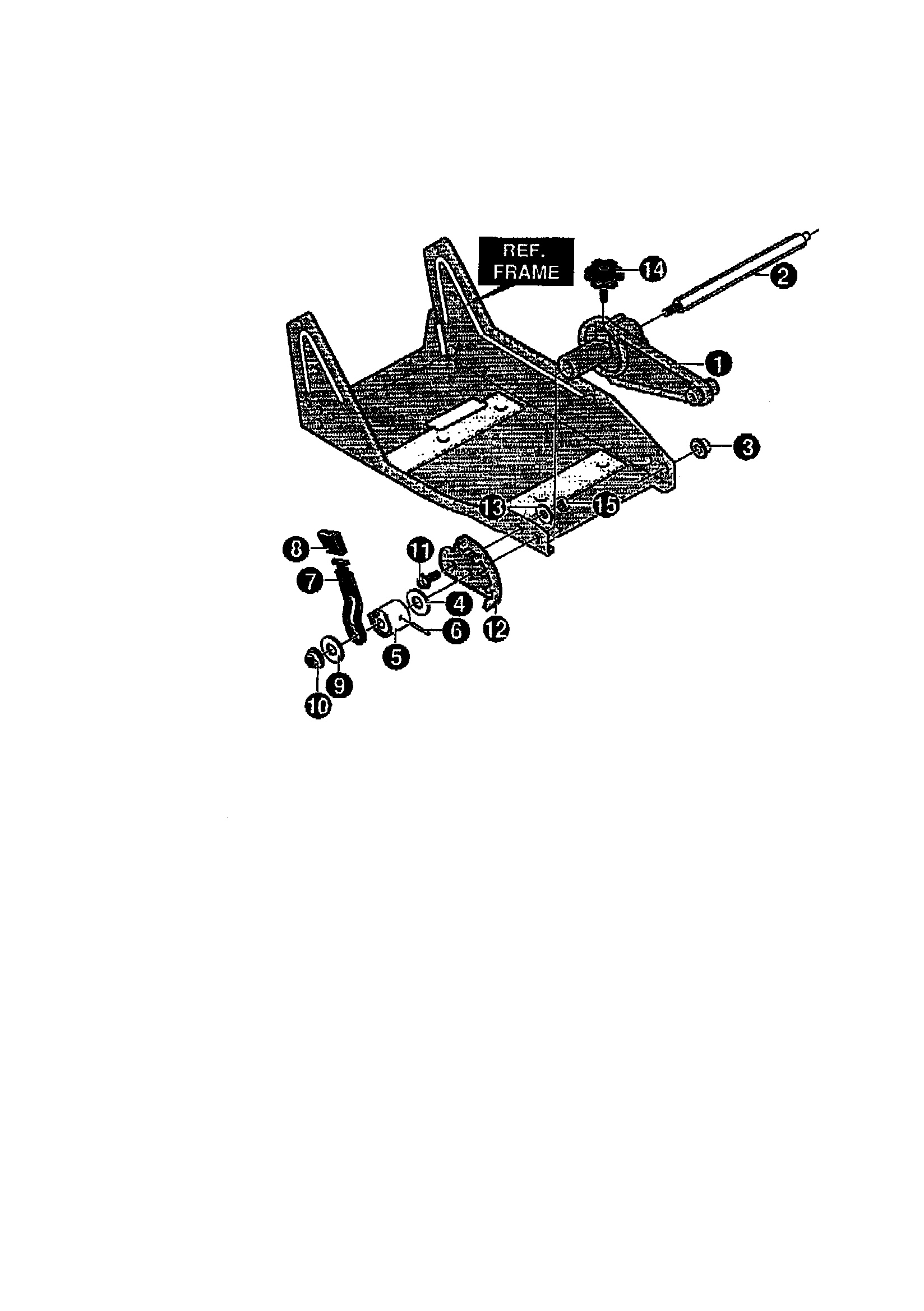 Height adjustment lever assembly