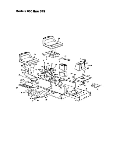 Seat and main frame