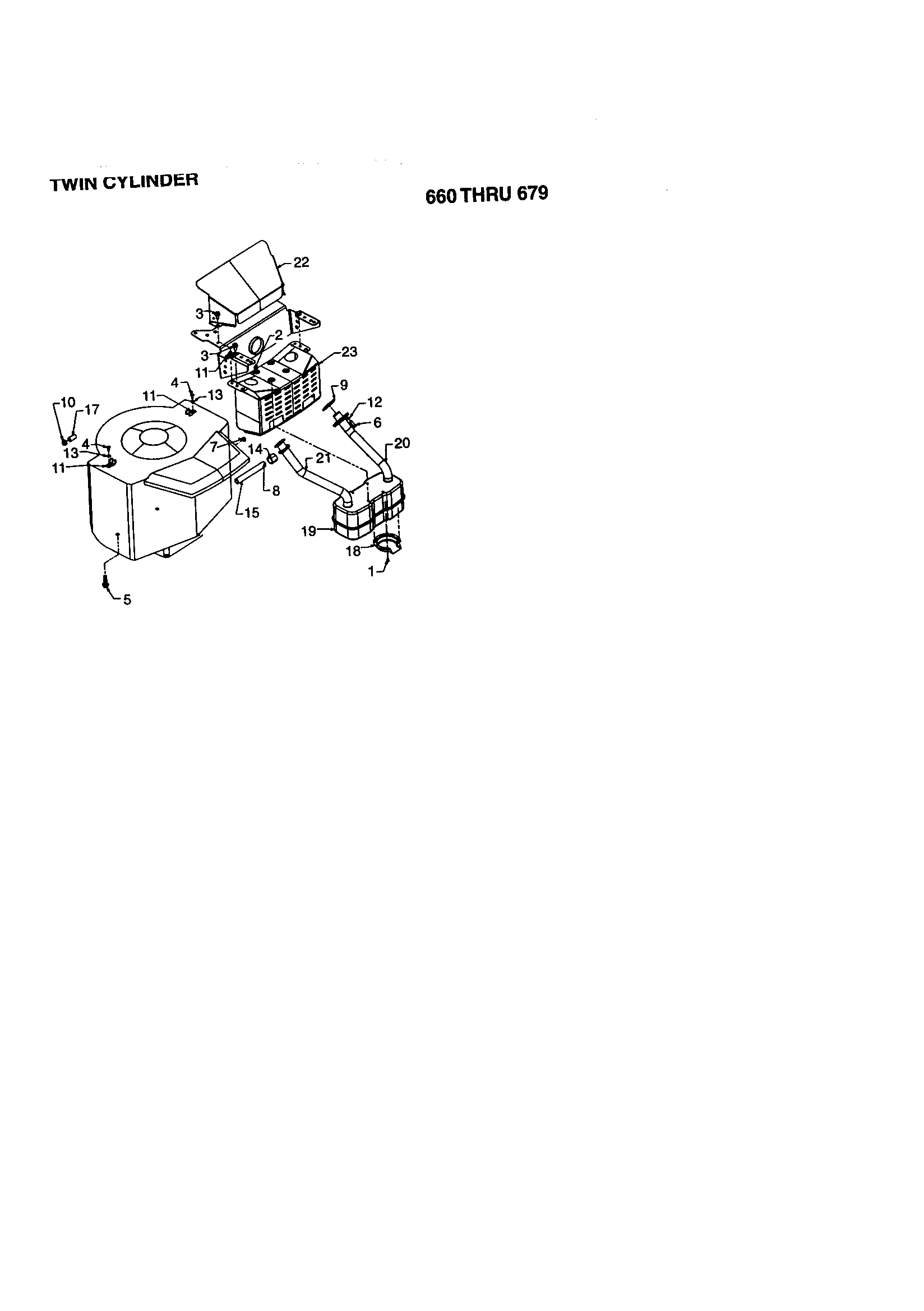 Twin cylinder