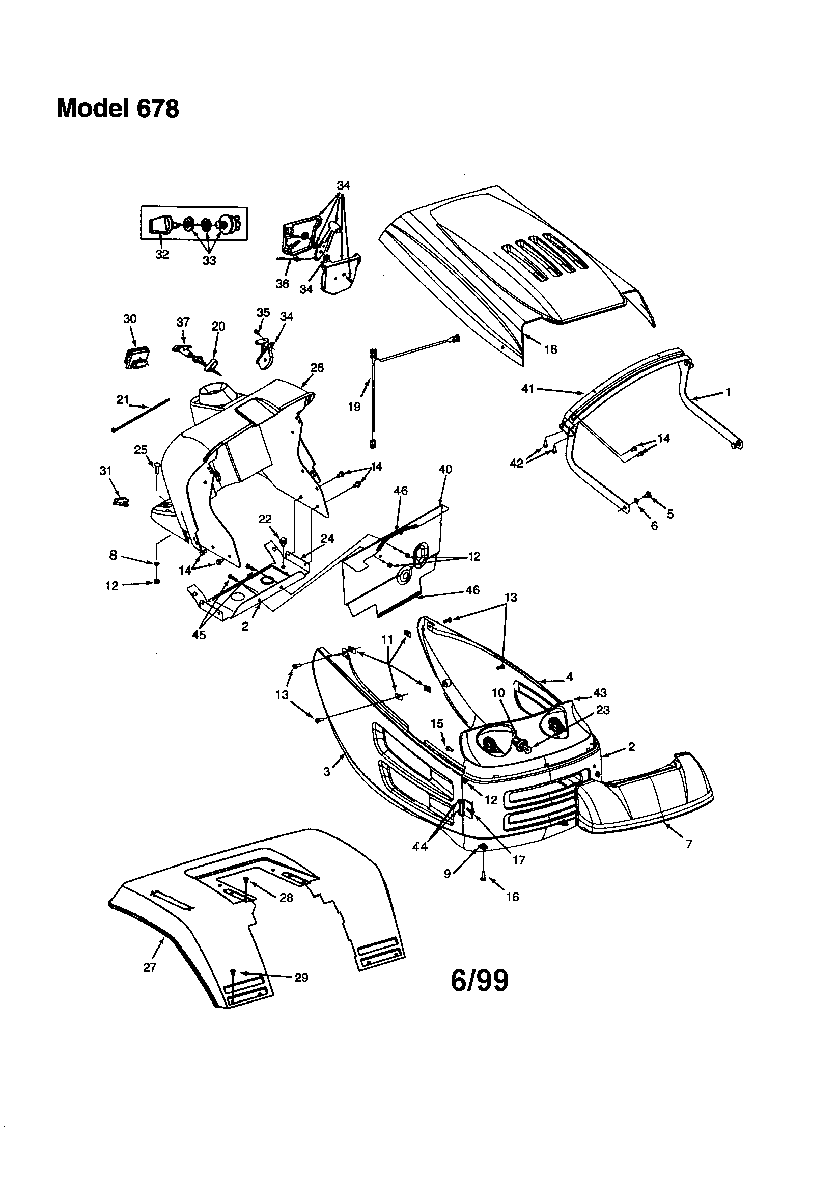 GRILLE/ HOOD AND FENDER