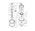 Kenmore 11020832990 agitator/basket/tub diagram