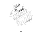 Bosch SHI6805 fascia panel diagram