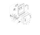 Bosch SHI6805 door assembly diagram