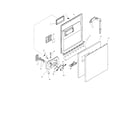 Bosch SHU4312 door assembly diagram