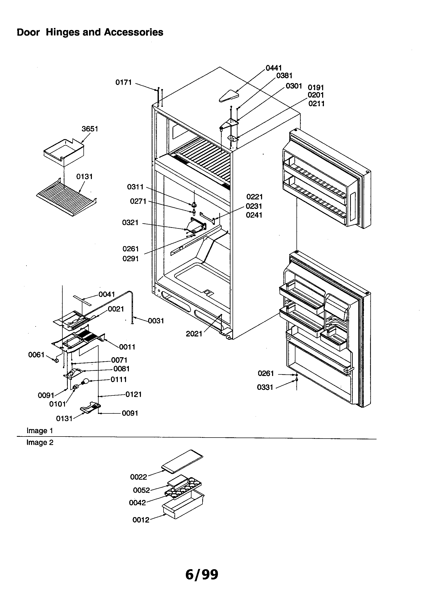Door/hinges and accessories